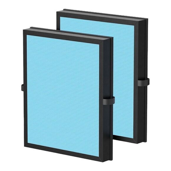 H13 True HEPA Replacement 2pk Air Filter Compatible w/ MK04 MG04JH, 4 Layers - Picture 2 of 6